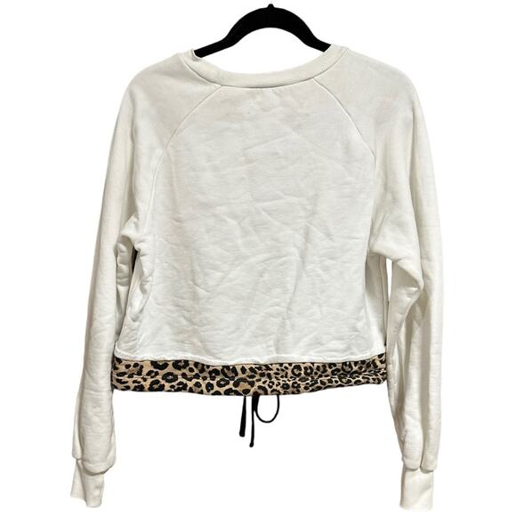 Pam & Gela Crewneck Cotton Pullover Sweatshirt Size Small - Picture 4 of 7